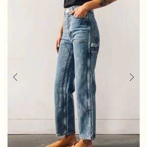 Jesse Kamm Patchfront Handy Pant, Cowboy Blue size 12